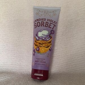 Bath & Body Works Candied Violet Sorbet Body Cream - Purple